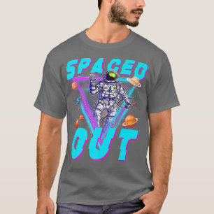 Vaporwave Astronaut Spaced Out Aesthetic Outer Spa T-Shirt