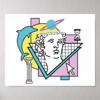 Vaporwave Clean Cartoon Aesthetics