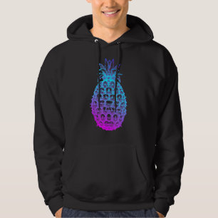 Vaporwave Glitch Aesthetic Style Japan Pineapple G Hoodie