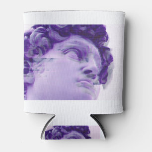 Vaporwave greek glitch statue can cooler