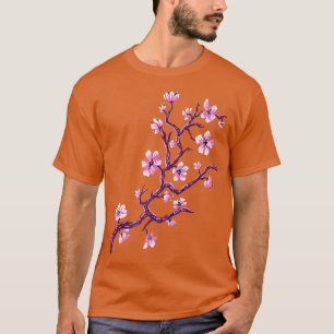 Vaporwave Japan Style Japanese Cherry Blossom Saku T-Shirt