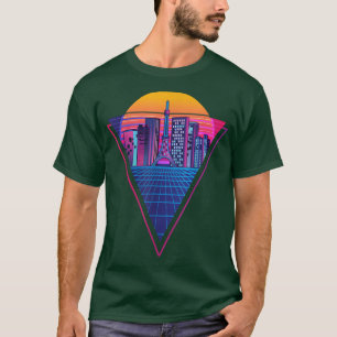 Vaporwave Music Japanese Otaku Retro City T-Shirt