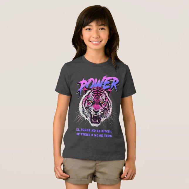 Vaporwave Power Philosophy Tri-Blend Shirt (Front Full)
