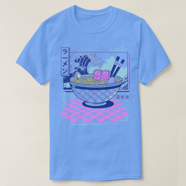 Vaporwave Ramen  T-Shirt (Design Front)