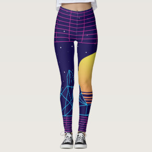 Vaporwave Sunset Leggings