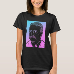 Vaporwave Theodore Roosevelt  Asthetic Pastel Goth T-Shirt