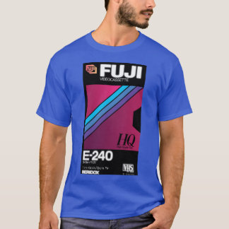 Vaporwave VHS Fuji E240HQ boy family T-Shirt