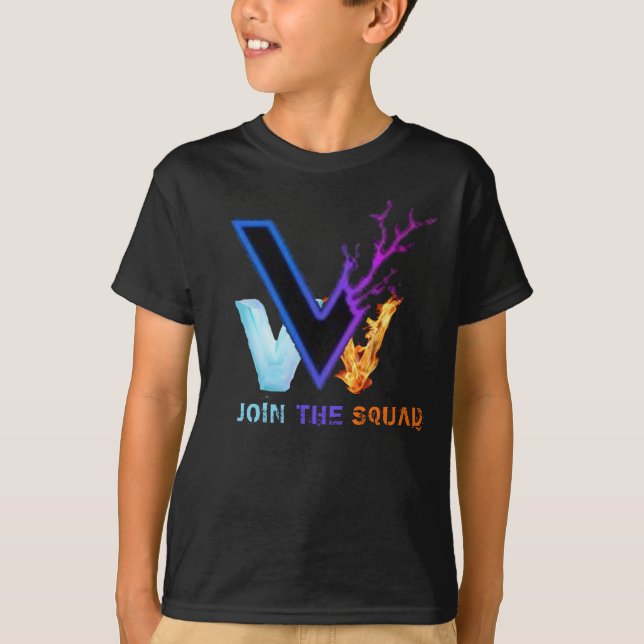 Vapour Squad T-Shirt - Black (Front)