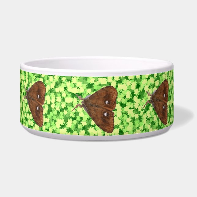 Vapourer Moth Dog Bowl (Left)