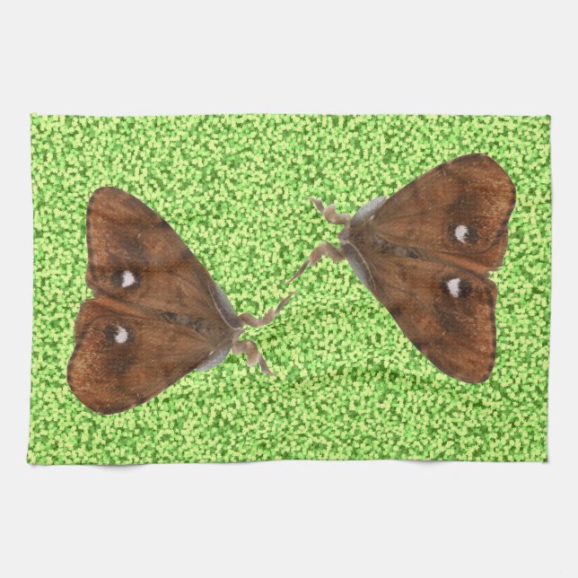 Vapourer Moth Kitchen Towel (Horizontal)