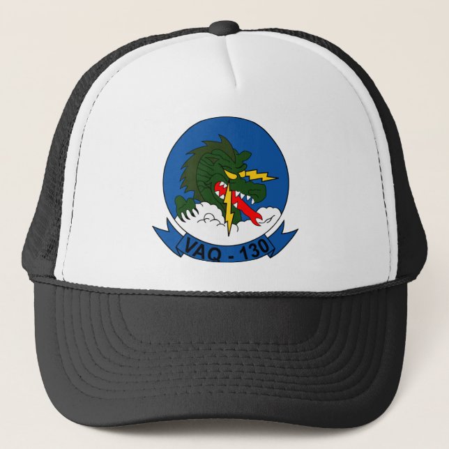 VAQ 130 Airborne Electronic Attack Squadron Trucker Hat (Front)