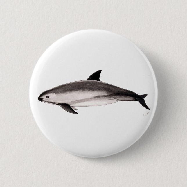 Vaquita 6 Cm Round Badge (Front)