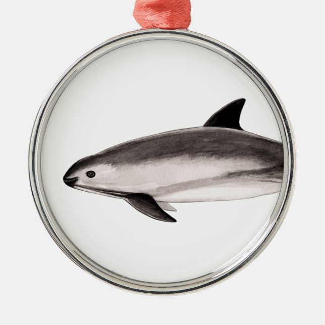 Vaquita Metal Tree Decoration (Front)
