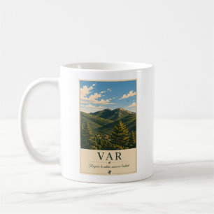 Var Provence Mountain Landscape Vintage Coffee Mug