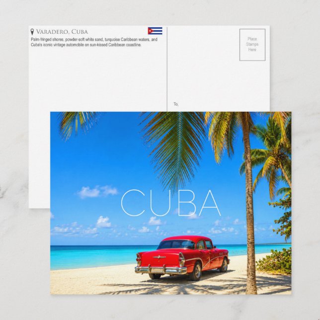 Varadero, Cuba Travel Postcard (Front/Back)