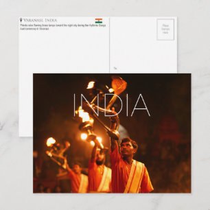 Varanasi, India Travel Postcard