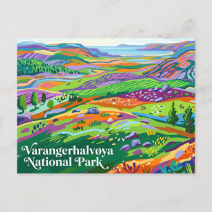 Varangerhalvøya National Park Norway Postcard