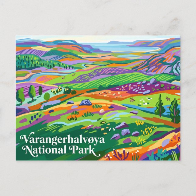 Varangerhalvøya National Park Norway Postcard (Front)