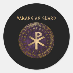 Varangian Guard Byzantine Empire Classic Round Sticker