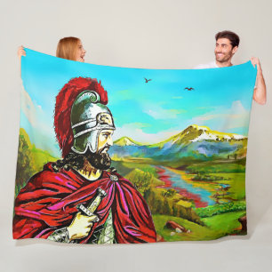 Vardan Mamikonian Վարդան Մամիկոնեան Fleece Blanket