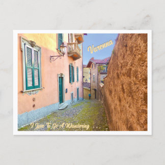 Varenna, Lake Como,Italy /I Love To Go A'wandering Postcard
