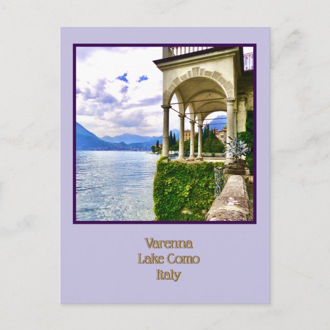 Varenna, Lake Como, Italy Postcard (Front)