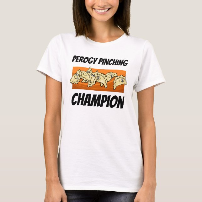 Varenyky Perogy Pinching Champion PLUS Sweat Shirt (Front)
