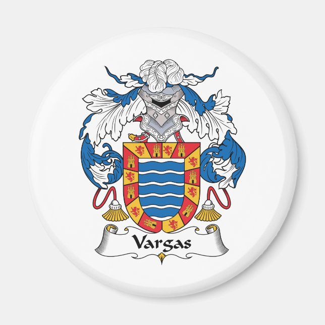 Vargas Family Crest Magnet (Front)