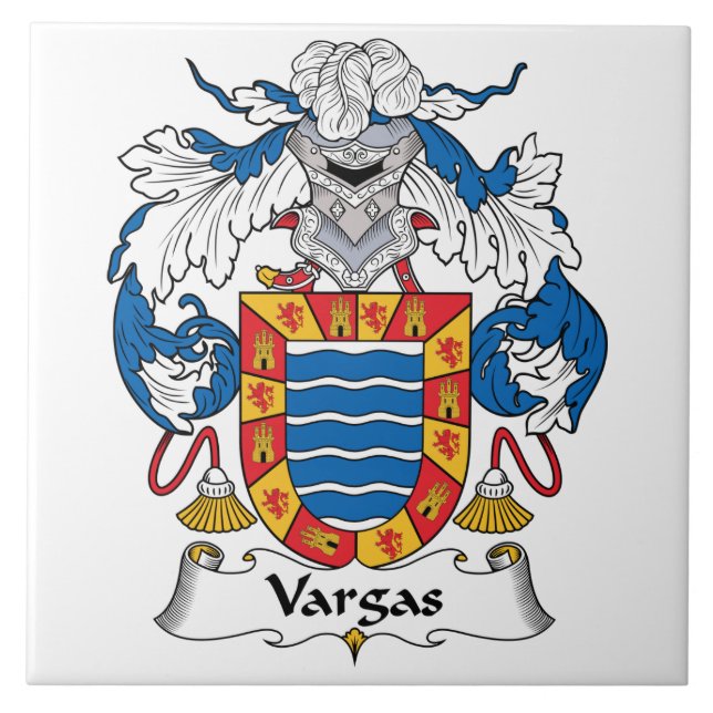 Vargas Family Crest Tile (Front)