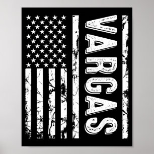 Vargas Last Name Funny Surname Team Vargas Family Poster