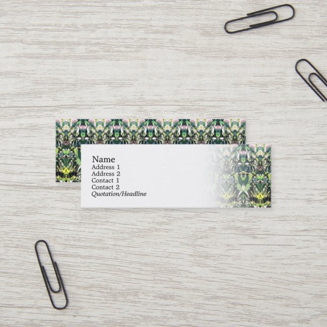 Variation, Mango Tree Mini Business Card (Front/Back In Situ)