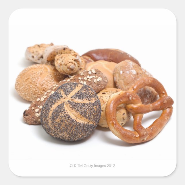 variation of baked goods square sticker (Front)
