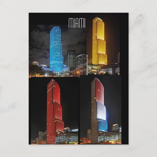 Variations on a theme: Miami Tower Postcard (Front)