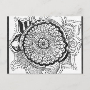 Varied Mandala Postcard