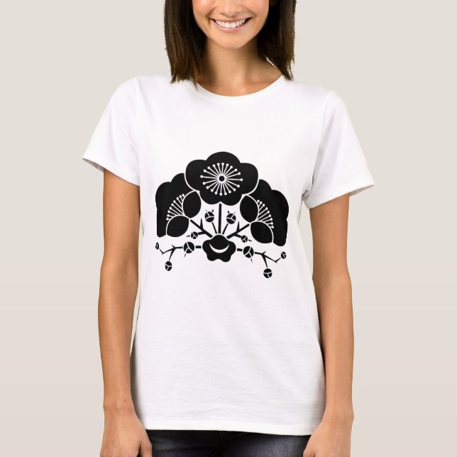 Varied Plum Blossoms T-Shirt (Front)
