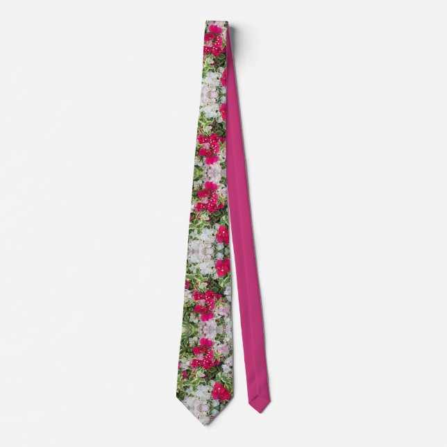 Variegated Bougainvillea Tie (Front)