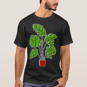 Variegated Monstera Gift Gardening Plant I Wet My T-Shirt