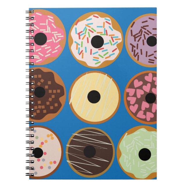 Varieties of Doughnuts Notebook (Front)