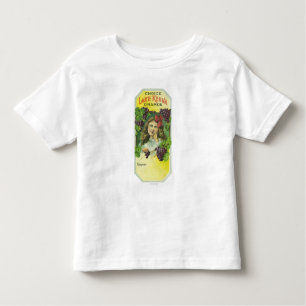 Variety Choice Lake Keuka Grapes Label Toddler T-Shirt