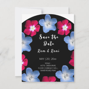 Variety model black  invitation
