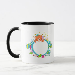 Variety of candies mug