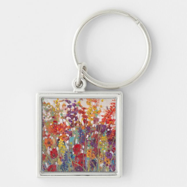 Variety of Flowers Key Ring (Front)