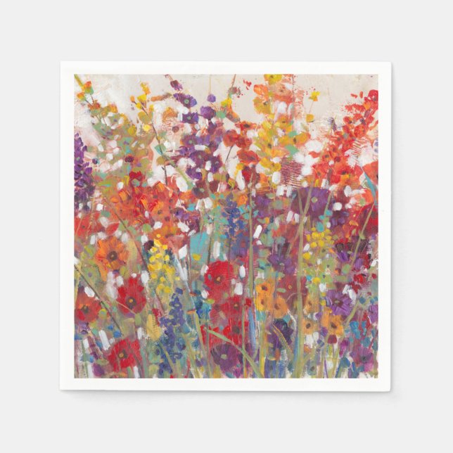 Variety of Flowers Napkin (Front)
