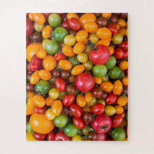 Variety of Garden Fresh Colorful Tomatoes Jigsaw Puzzle
