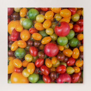 Variety of Garden Fresh Colourful Tomatoes Jigsaw Puzzle