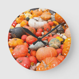 Variety of squash for sale, Germany Round Clock