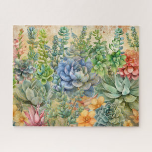 Variety Of Succulents Jigsaw Puzzle