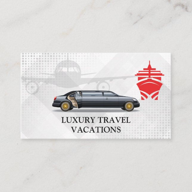 Variety Travels | Business Vacation Business Card (Front)
