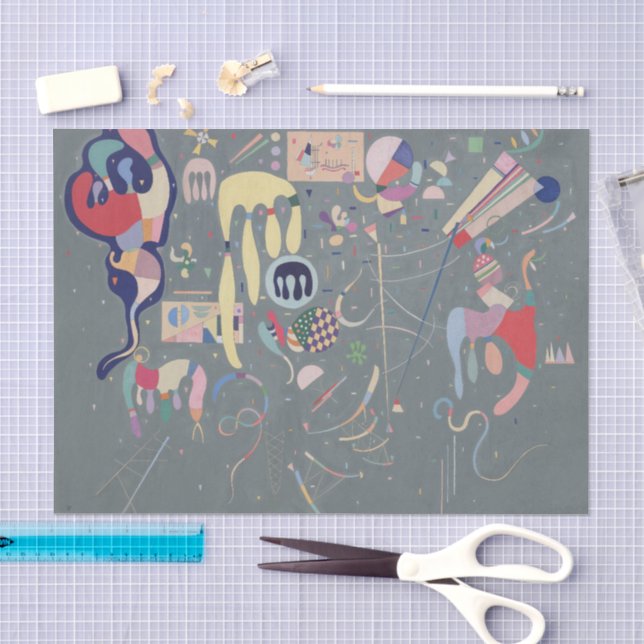 Various Actions, Kandinsky  Tissue Paper (Craft)