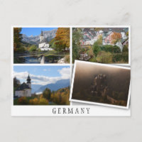 Various autumn landscapes in Germany